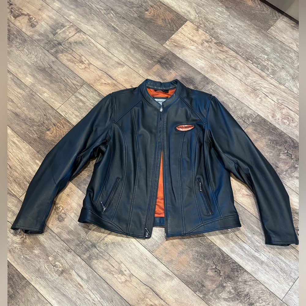 Leather Harley Davidson Coat